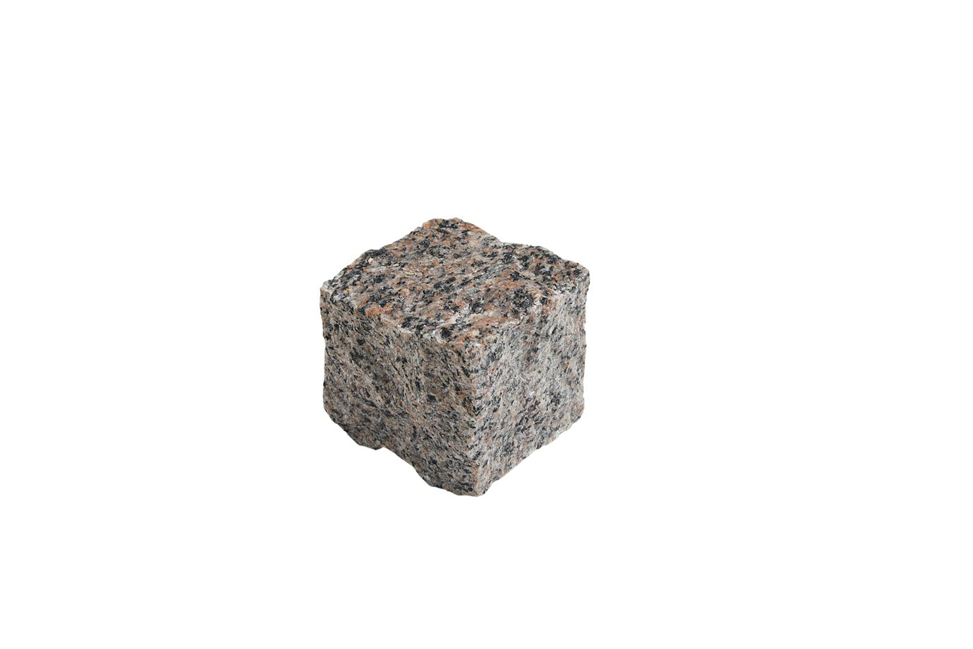 Chaussesten Kin. G352 Rød Grå 9x9x8/10 cm