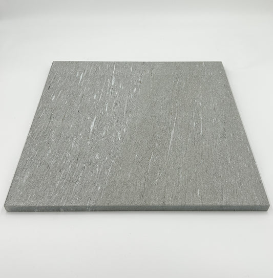 Flise Thunder Grey semi-slebet 400xfldx15 mm m. fasede kanter