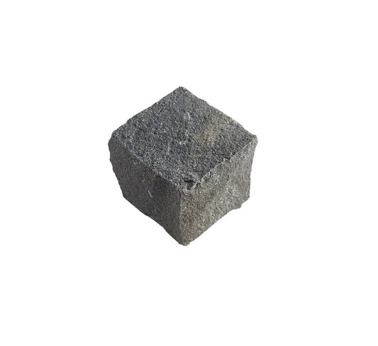 Chaussésten G685 basalt (håndhugget) Sort grå 9x9x8/10 cm