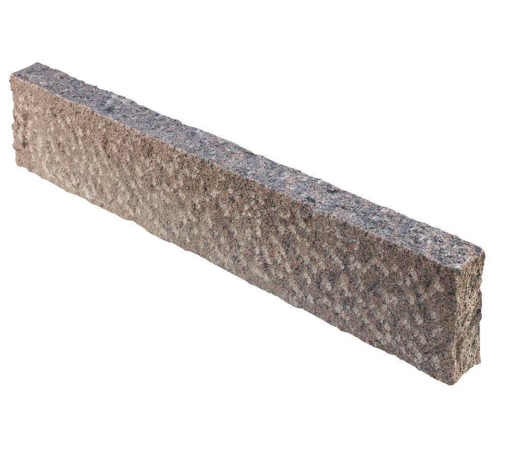 Parkkantsten G354 Rød grå 7x20x80-110 cm lbm