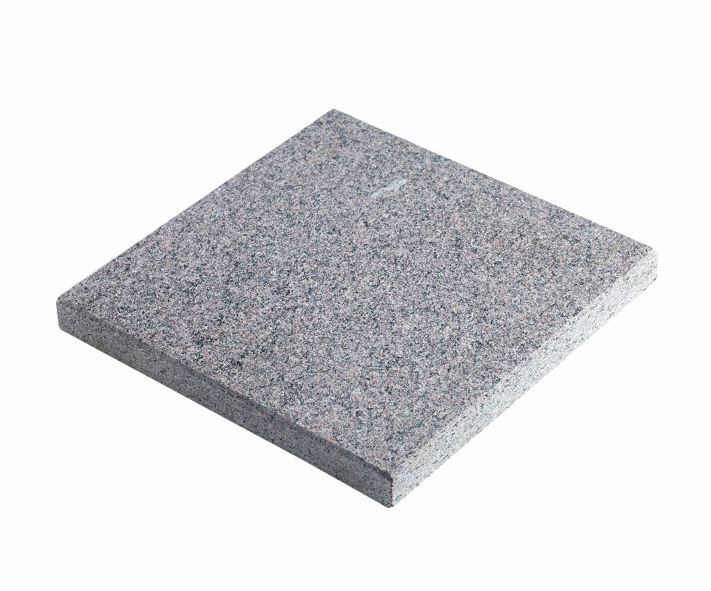 Flise G354 Rød grå 40x40x3 cm