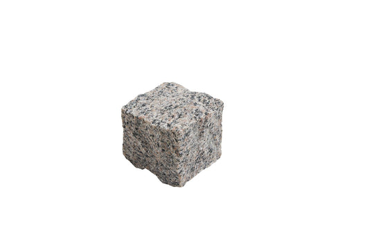 Chaussesten Kin. G352 Rød Grå 9x9x8/10 cm